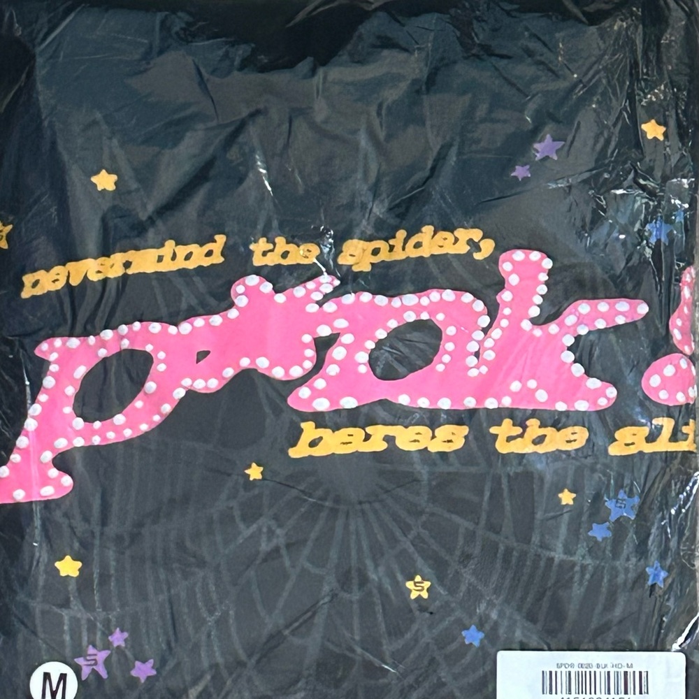 New Black Pink Spider Hoodie